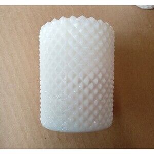 Barzizza White Diamond Votive Candle Holder 2.5" Texture Vintage SET of 5 Japan